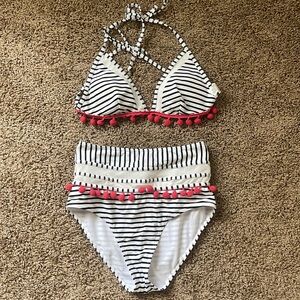 Never worn High rise swim suit